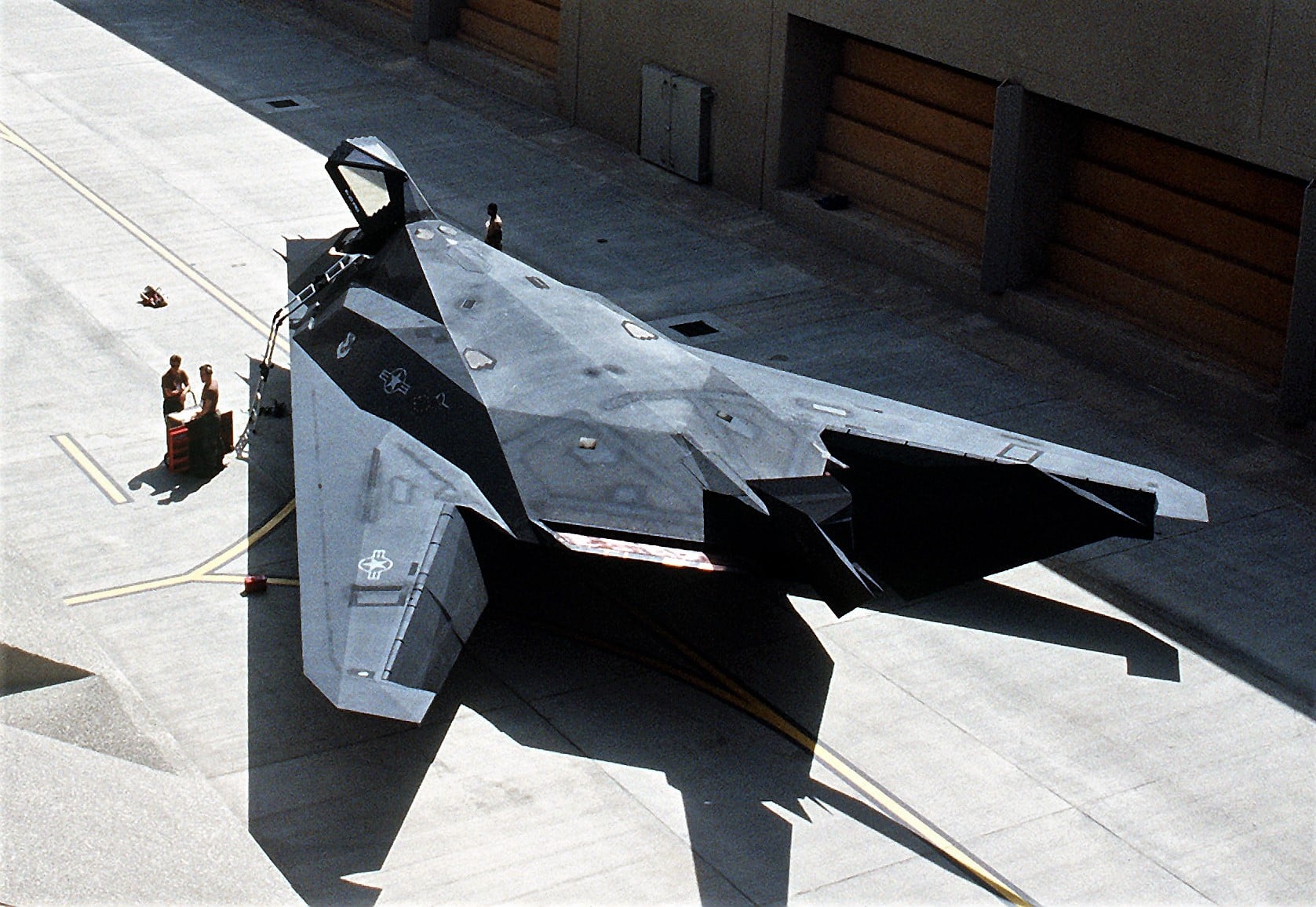la furtividad del F-117