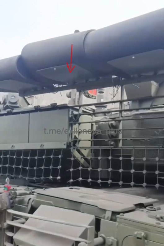 Blindaje de goma para los tanques rusos