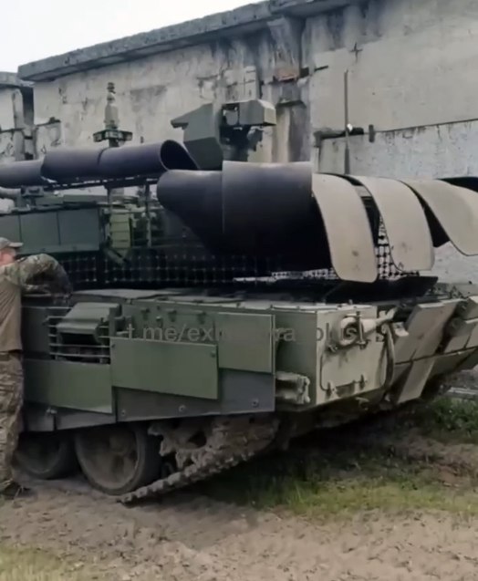 Blindaje de goma para los tanques rusos
